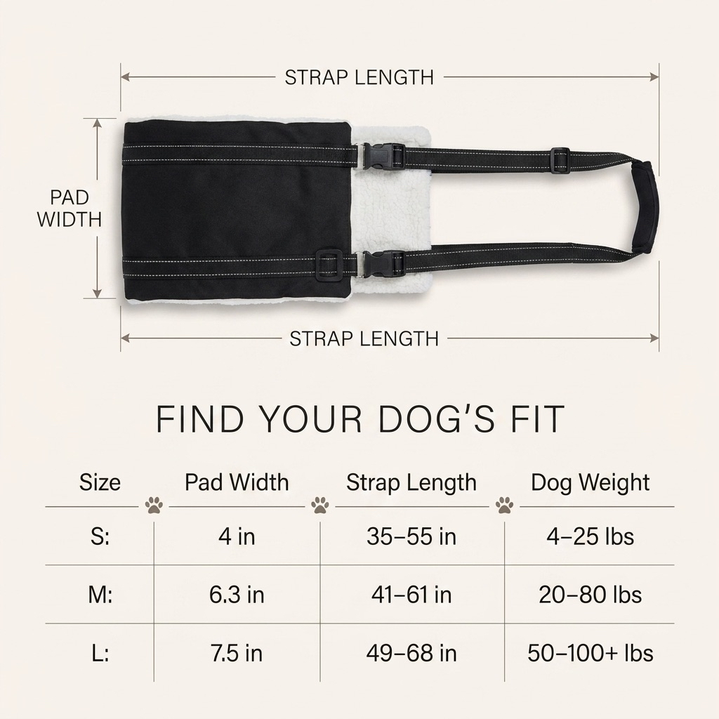 Easy Paw Adjustable Dog Lift Harness